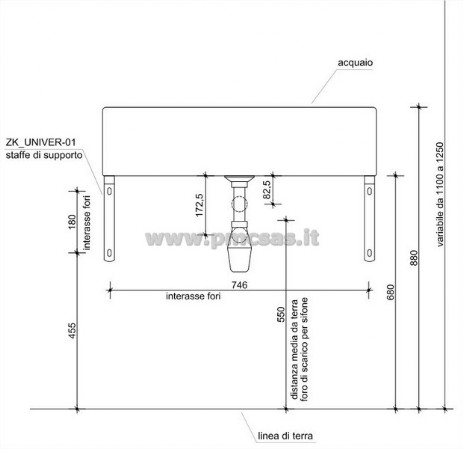 acquaio olimpo 540 4050bar scheda tecnica