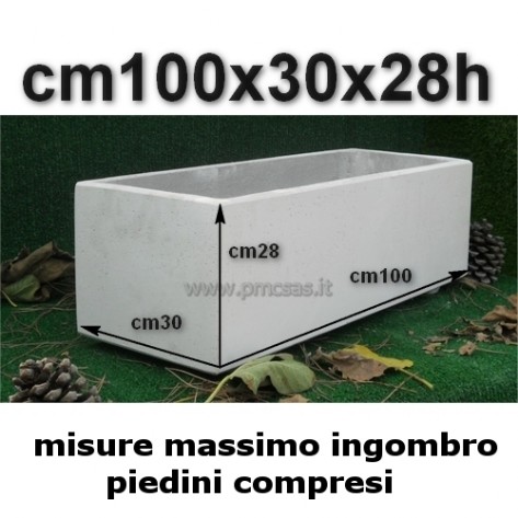 fioriera in cemento vl1003028