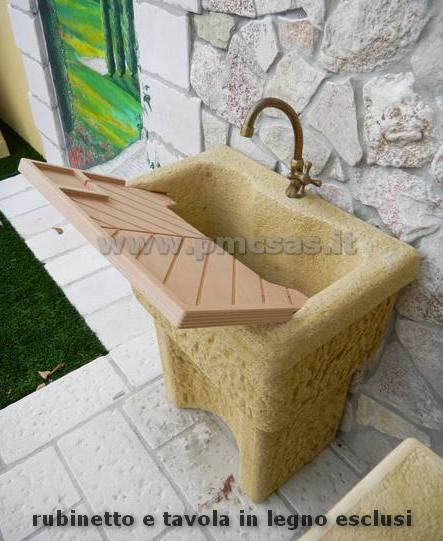 lavelli da giardino in cemento 540 lav3140tuf